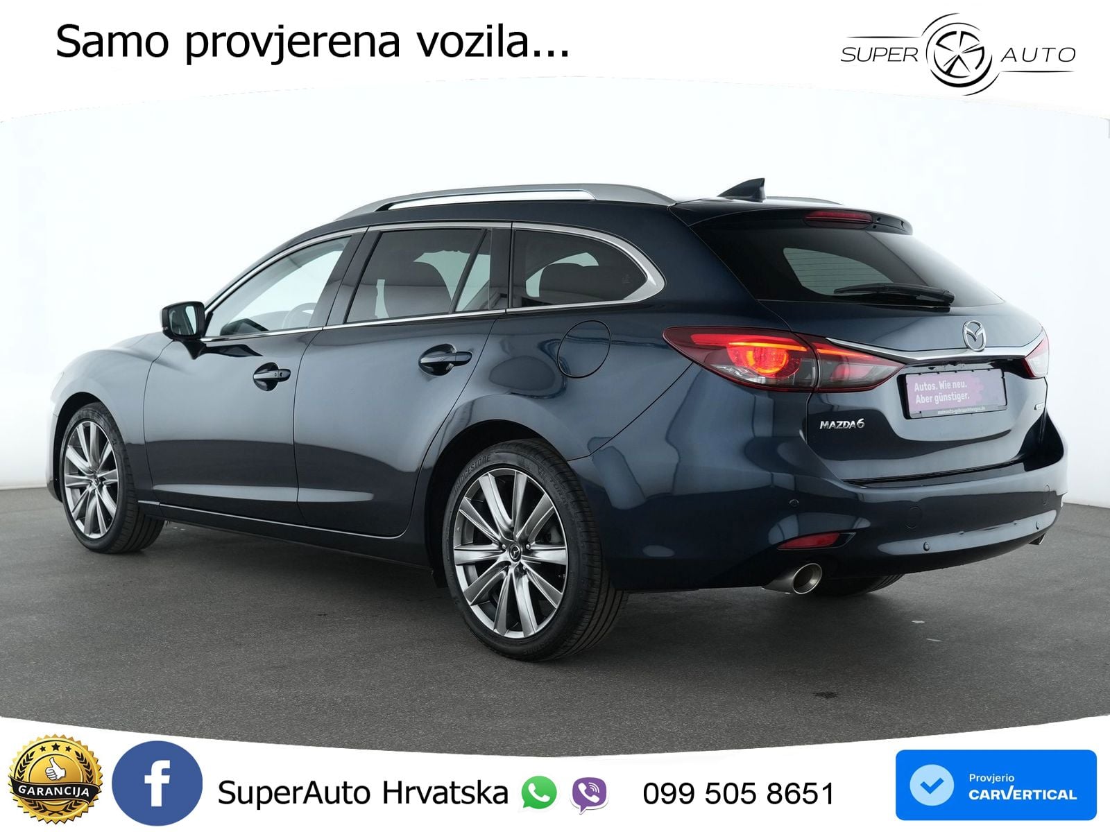 Mazda 6 Sport Combi 2.5 SKYACTIV-G (194 KS) SKYACTIV-Drive LED+GR SJED+ACC