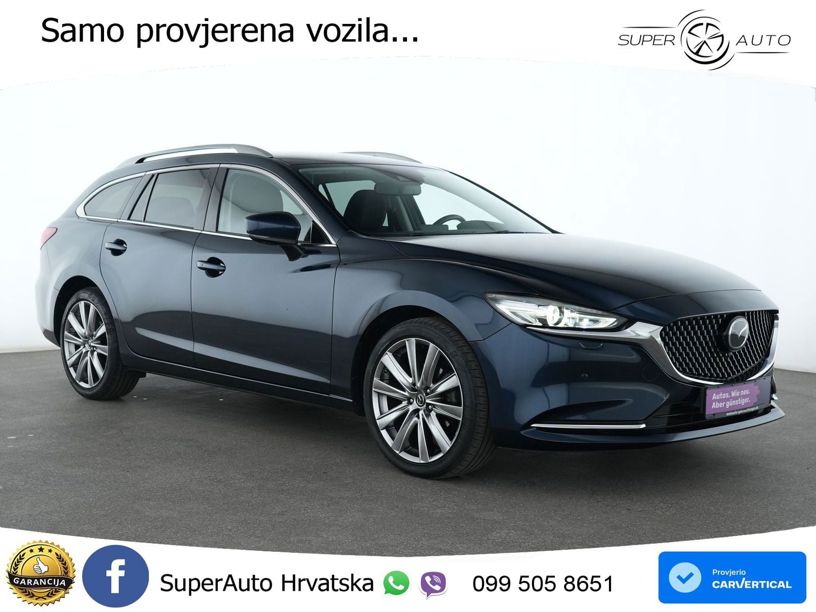 Mazda 6 Sport Combi 2.5 SKYACTIV-G (194 KS) SKYACTIV-Drive LED+GR SJED+ACC