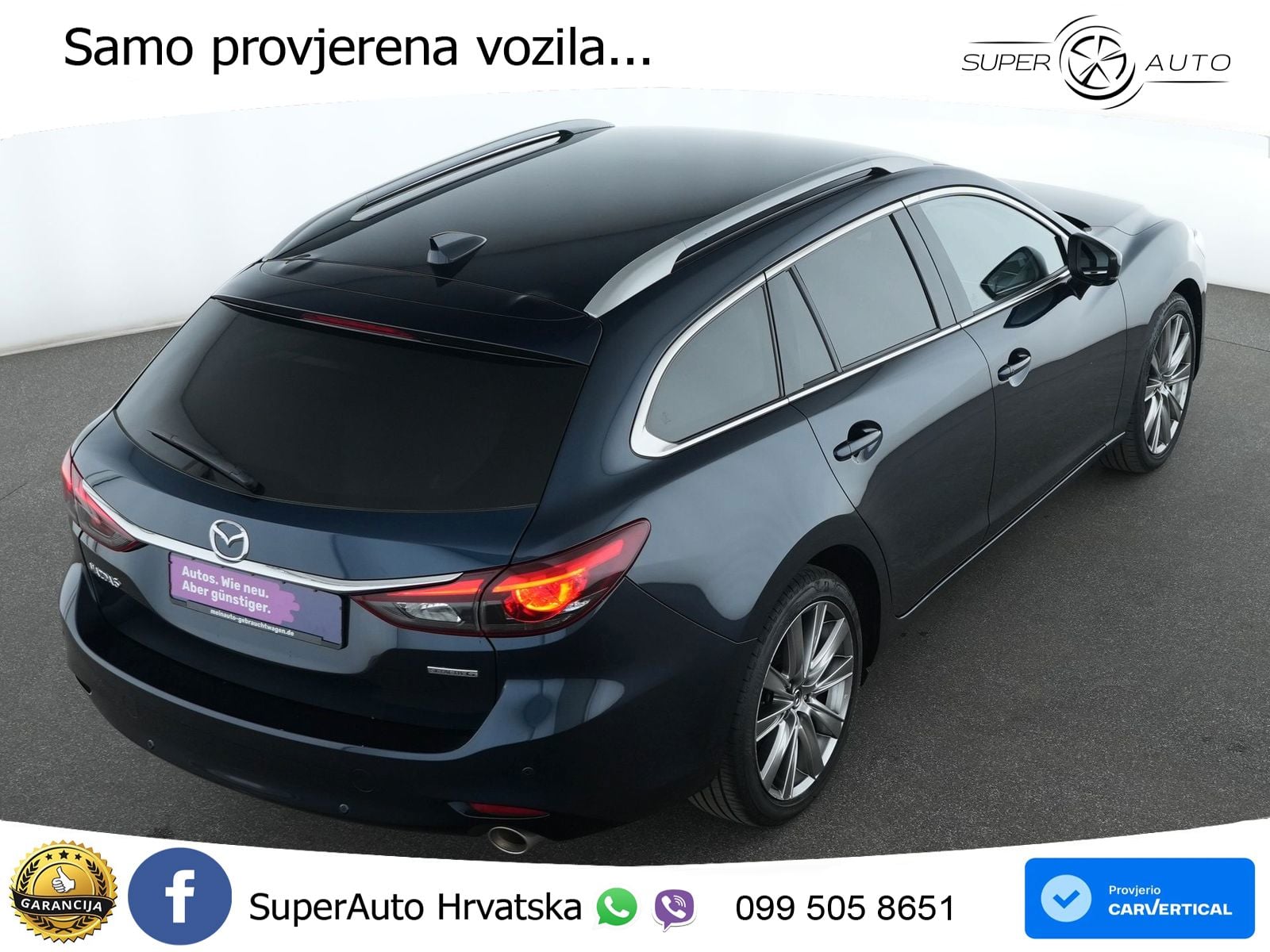 Mazda 6 Sport Combi 2.5 SKYACTIV-G (194 KS) SKYACTIV-Drive LED+GR SJED+ACC