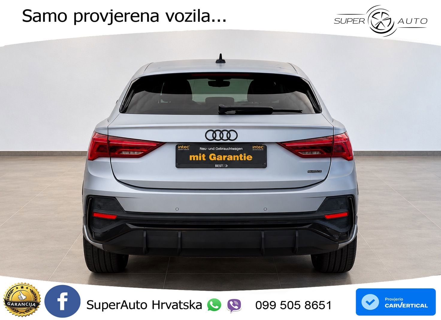 Audi Q3 Sportback 40 TFSI (190 KS) quattro S tronic S line LED+GR SJED+ACC