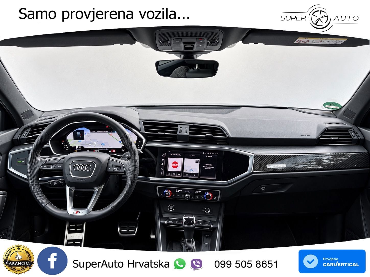 Audi Q3 Sportback 40 TFSI (190 KS) quattro S tronic S line LED+GR SJED+ACC