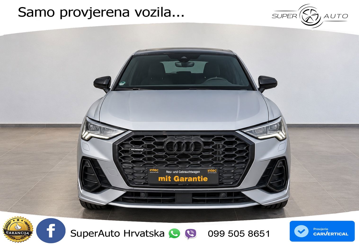 Audi Q3 Sportback 40 TFSI (190 KS) quattro S tronic S line LED+GR SJED+ACC