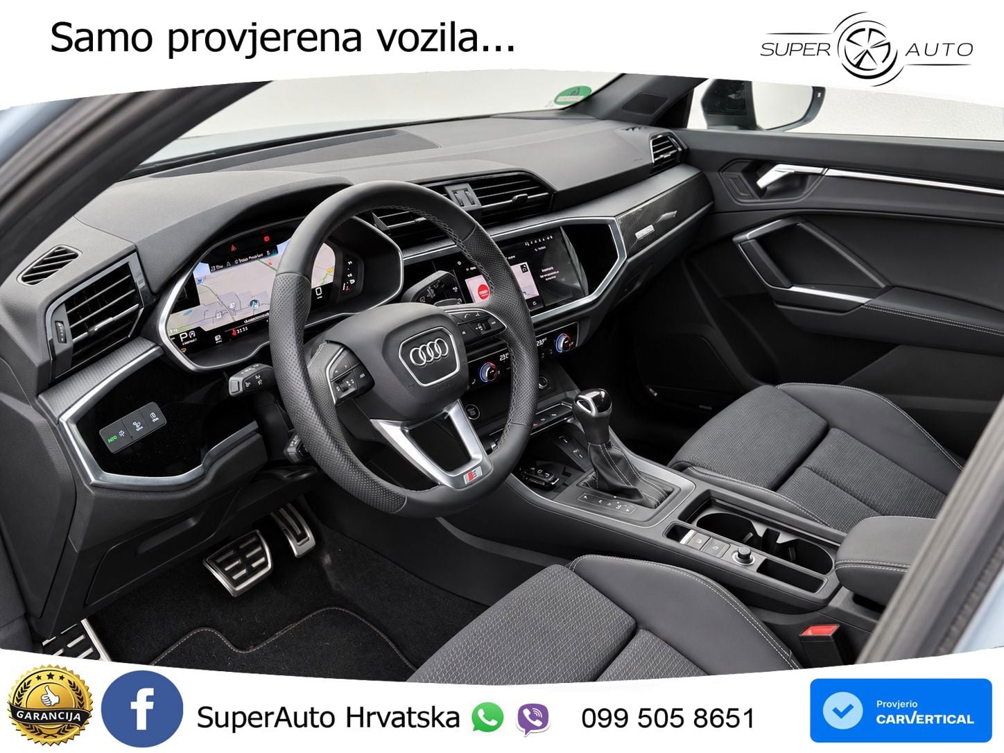 Audi Q3 Sportback 40 TFSI (190 KS) quattro S tronic S line LED+GR SJED+ACC