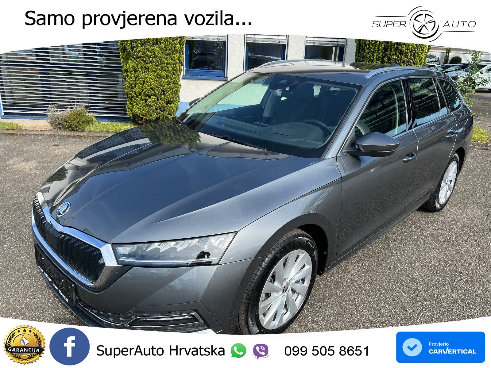 Škoda Octavia Combi 2.0 TDI (150 KS) DSG LED+GR SJED+ACC