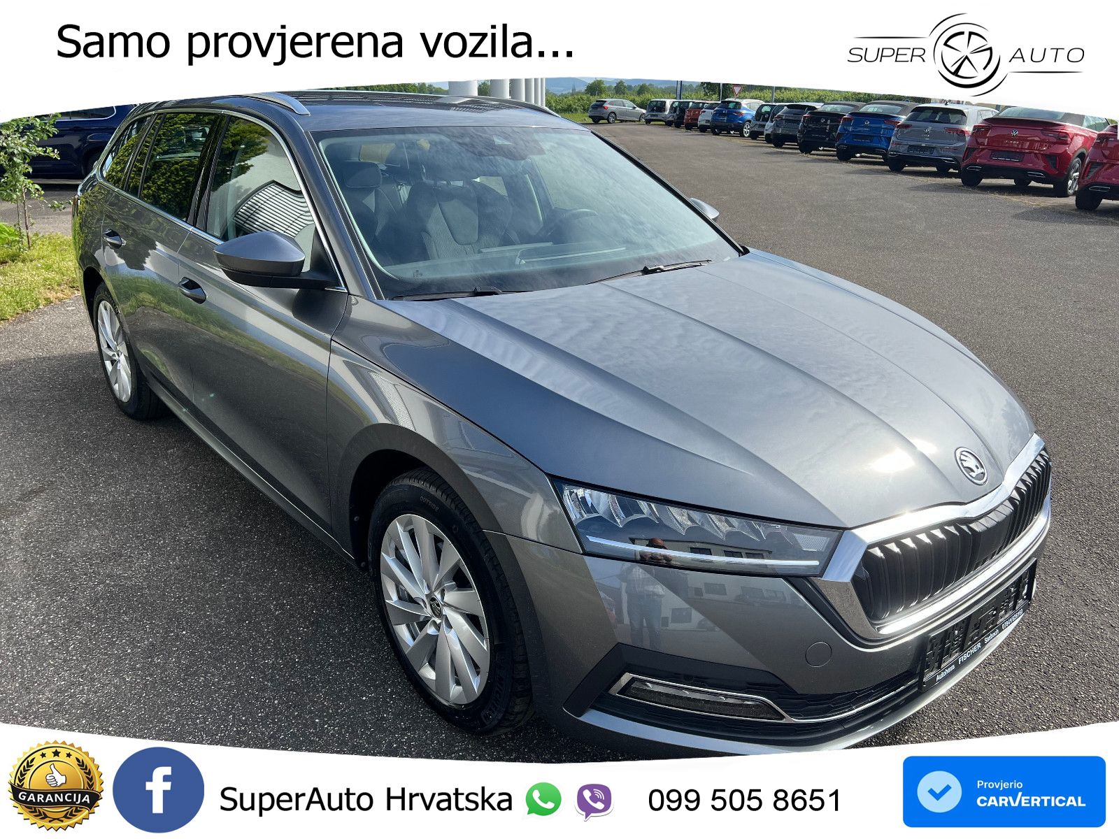 Škoda Octavia Combi 2.0 TDI (150 KS) DSG LED+GR SJED+ACC