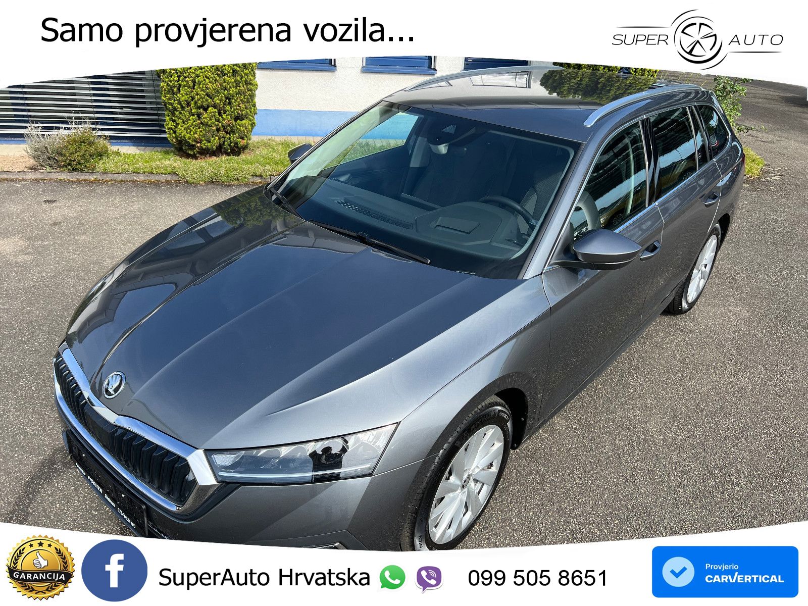 Škoda Octavia Combi 2.0 TDI (150 KS) DSG LED+GR SJED+ACC