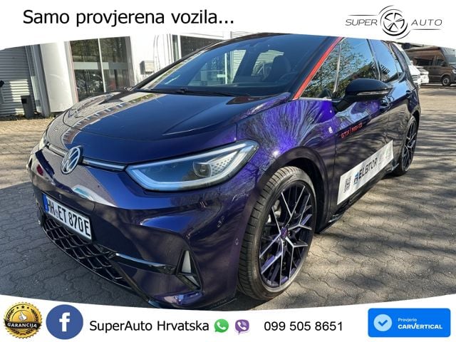 Volkswagen ID.3 GTX 84 kWh (286 KS) LED+GR SJED+ACC