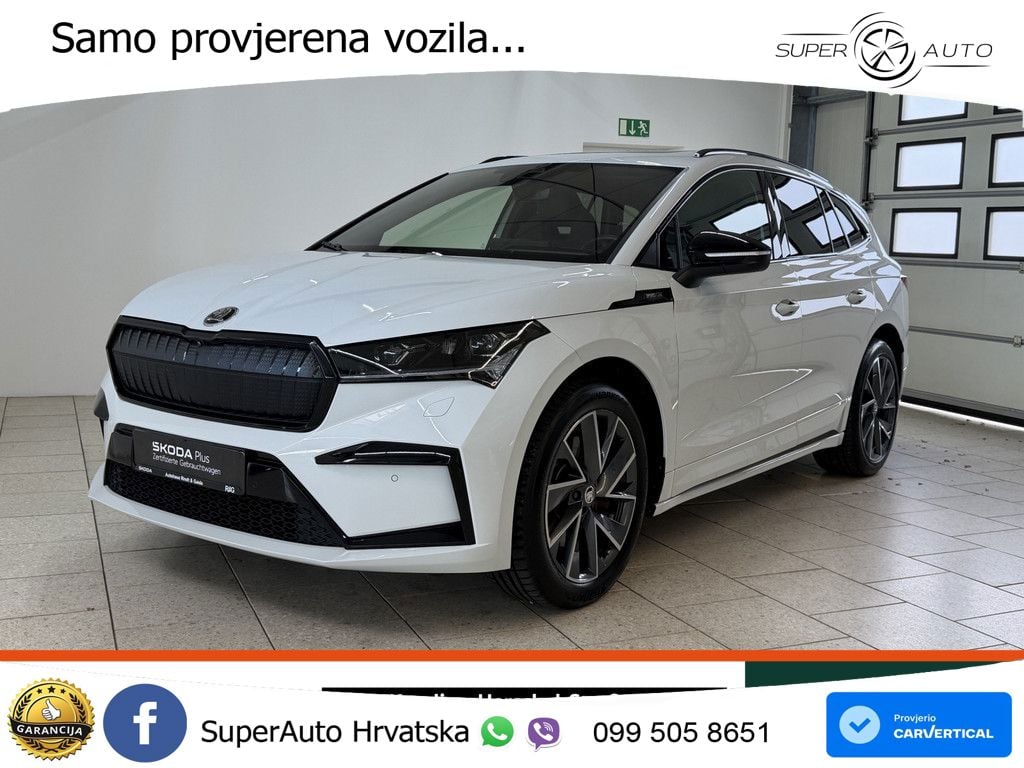 Škoda Enyaq iV 80x 82 kWh (265 KS) AWD SportLine LED+GR SJED+ACC