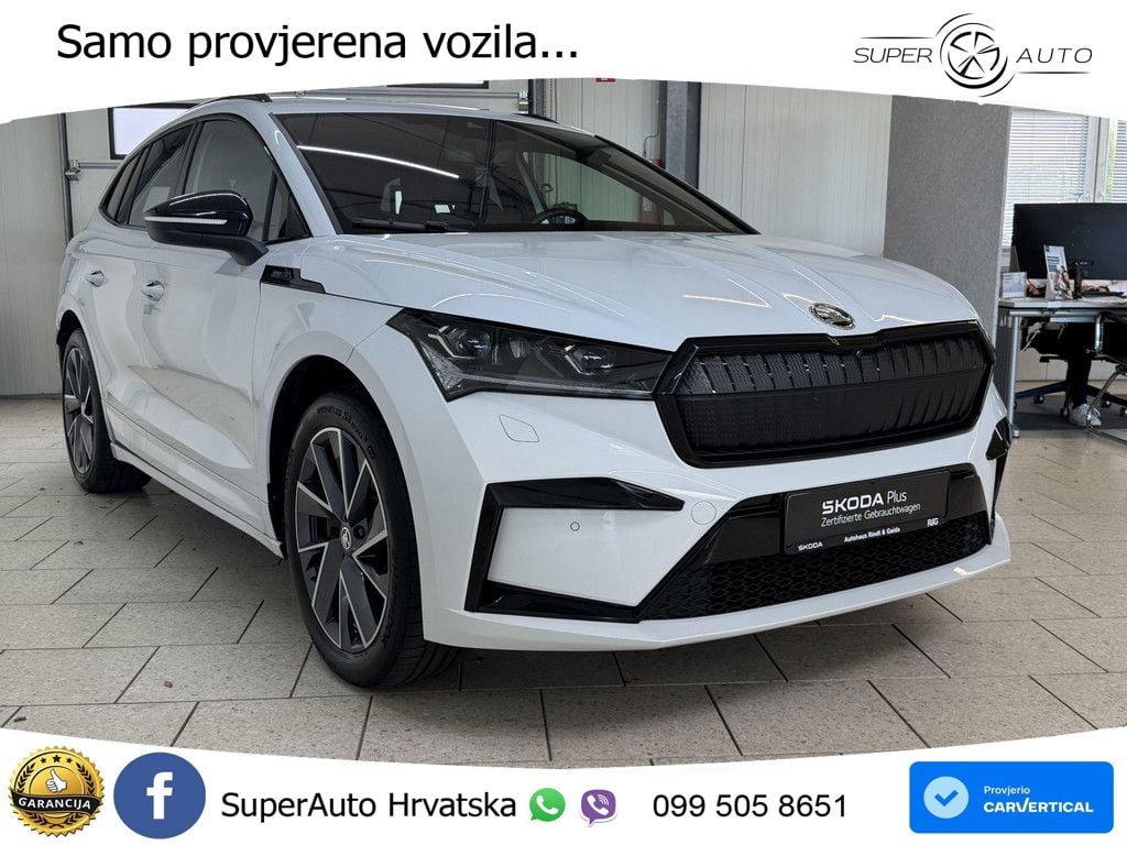 Škoda Enyaq iV 80x 82 kWh (265 KS) AWD SportLine LED+GR SJED+ACC