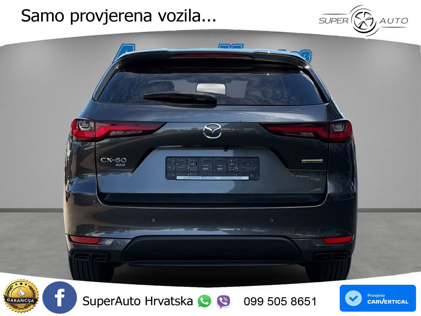 Mazda CX-60 2.5 e-Skyactiv (328 KS) AWD Automatic LED+GR SJED+ACC