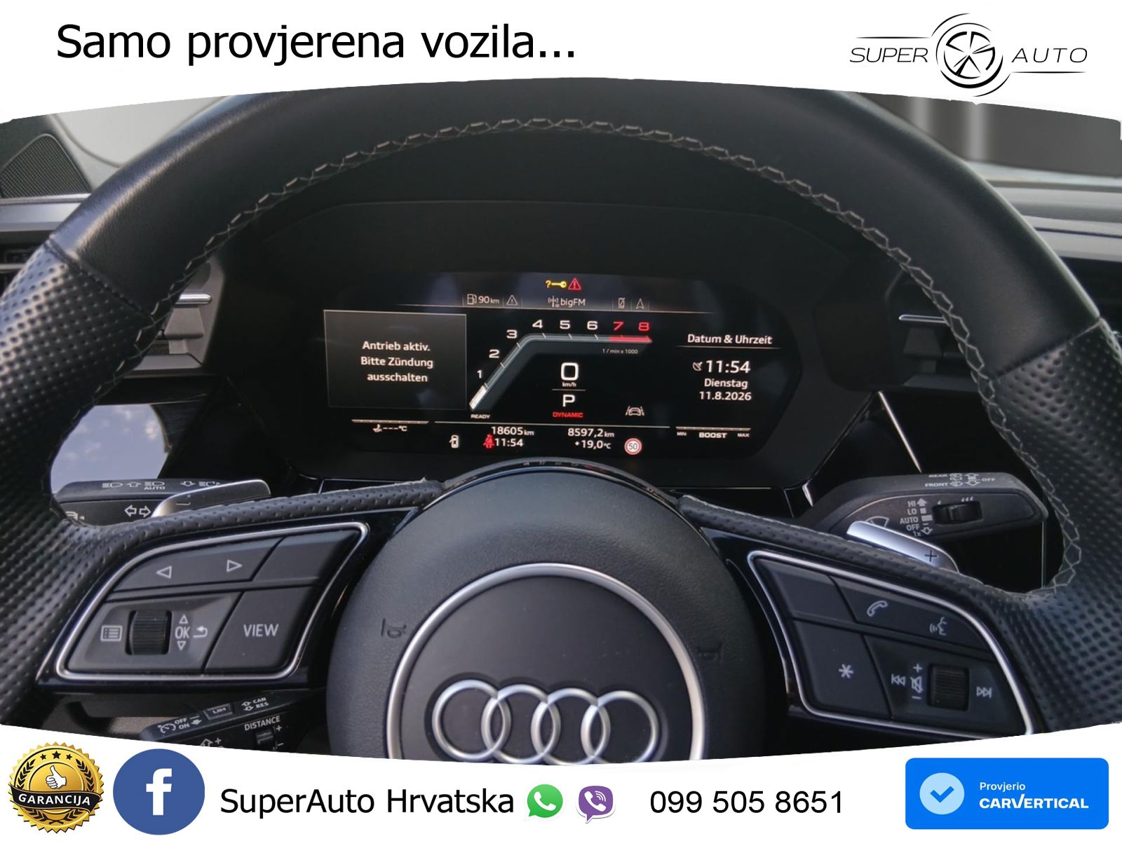 Audi S3 2.0 TFSI (310 KS) quattro S tronic MATRIX+GR SJED+KAM