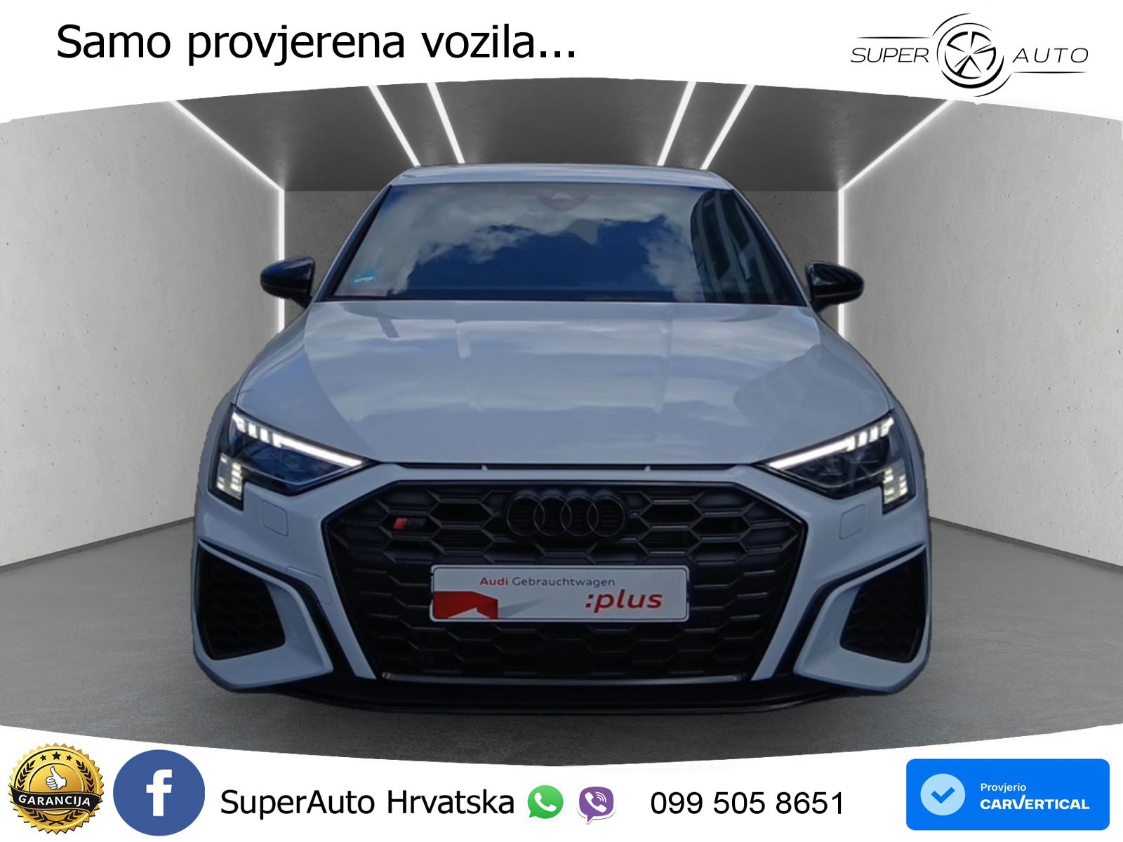Audi S3 2.0 TFSI (310 KS) quattro S tronic MATRIX+GR SJED+KAM