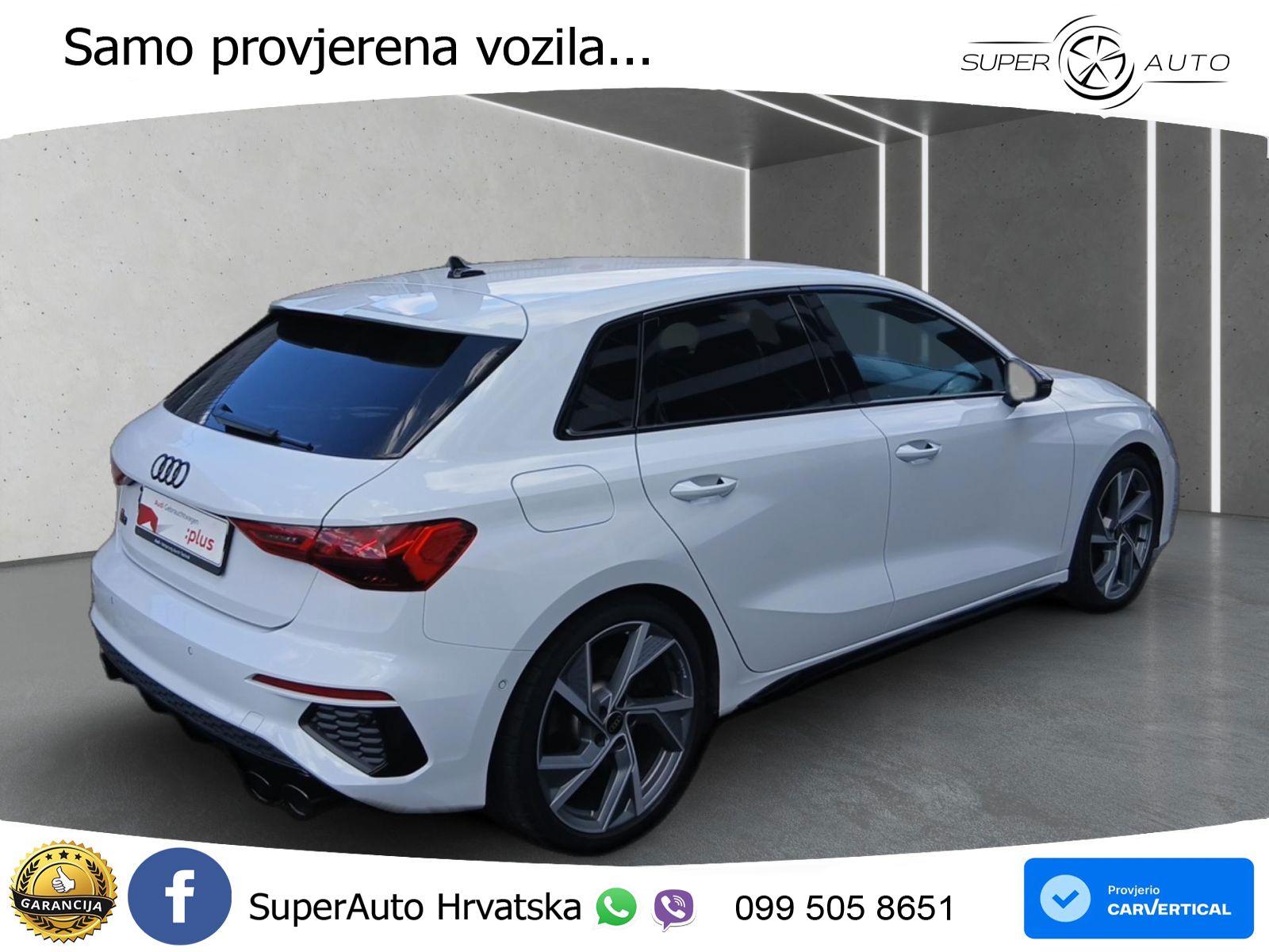 Audi S3 2.0 TFSI (310 KS) quattro S tronic MATRIX+GR SJED+KAM
