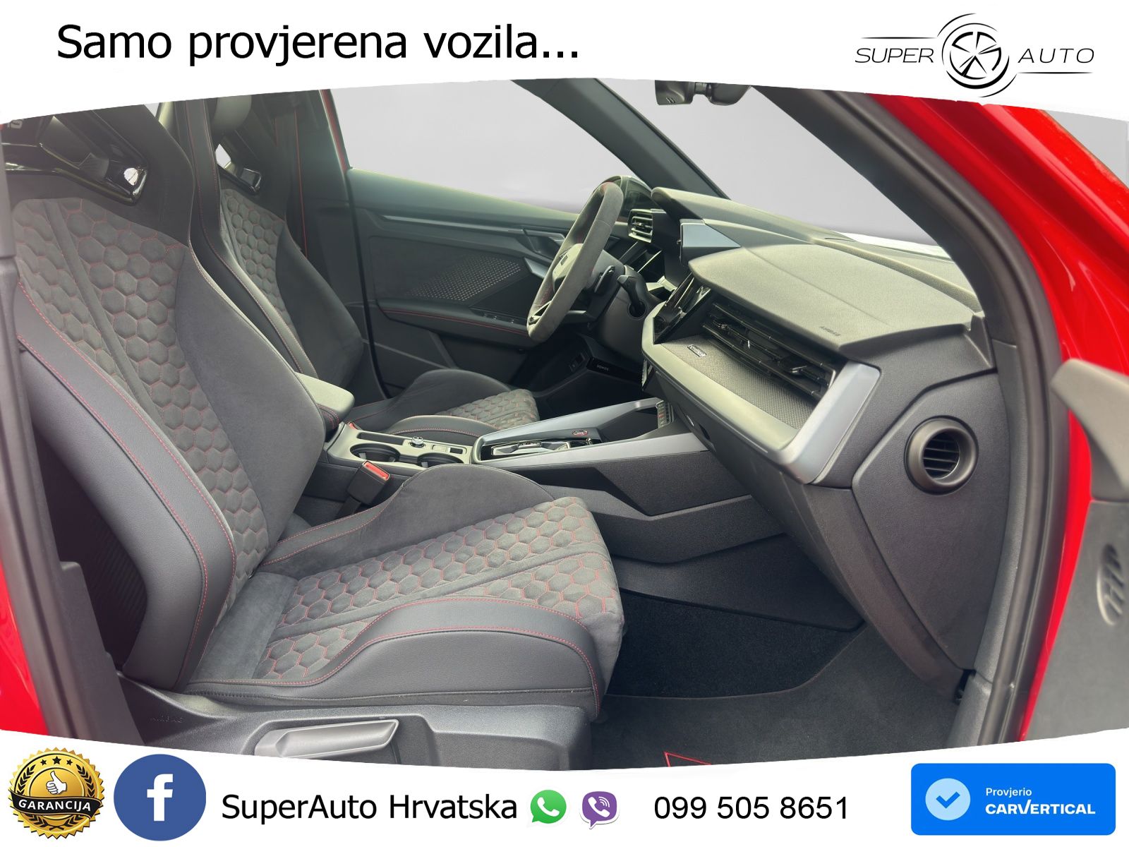 Audi RS3 Sedan 2.5 TFSI (400 KS) quattro S tronic LED+GR SJED+ACC