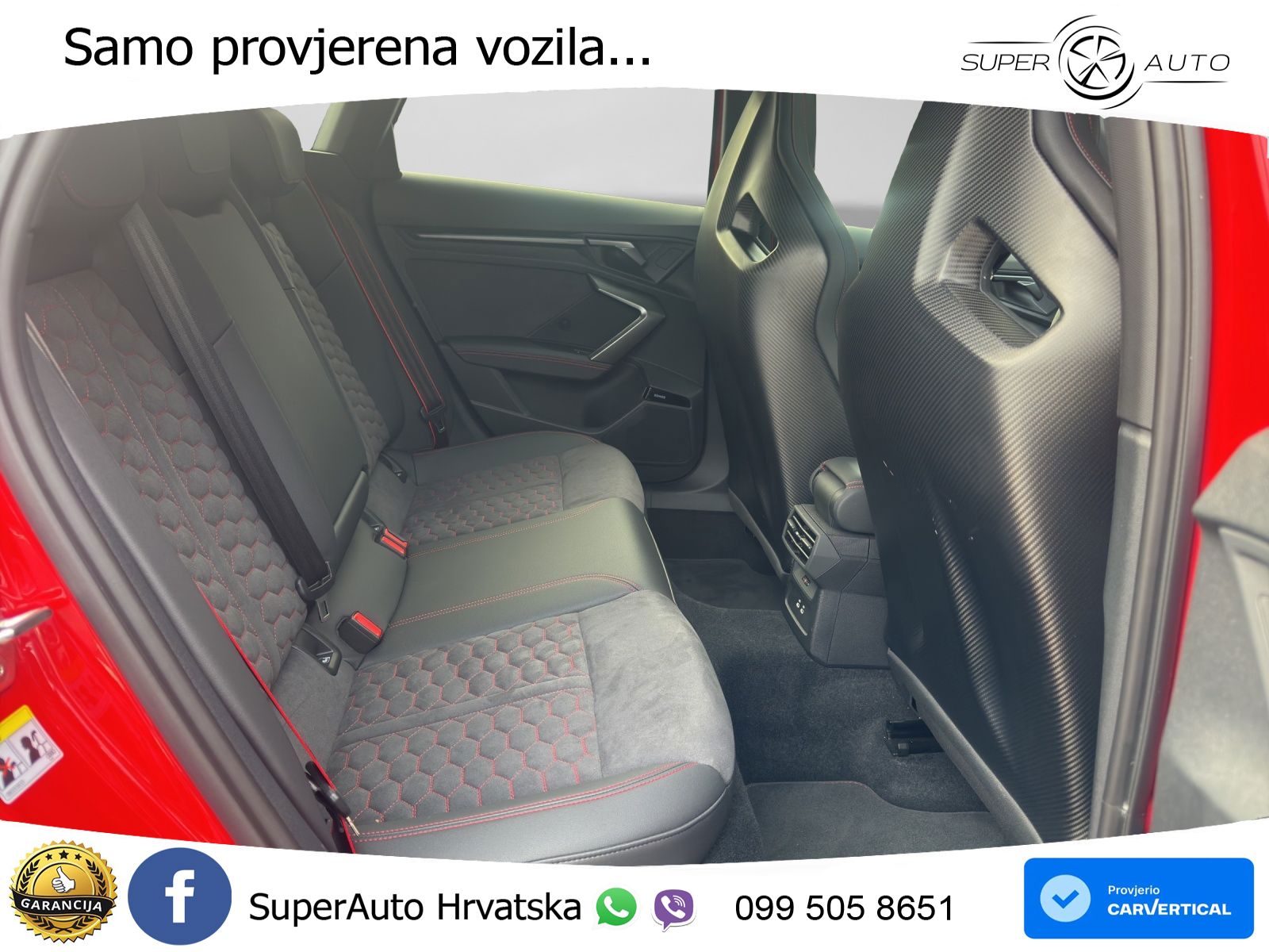 Audi RS3 Sedan 2.5 TFSI (400 KS) quattro S tronic LED+GR SJED+ACC