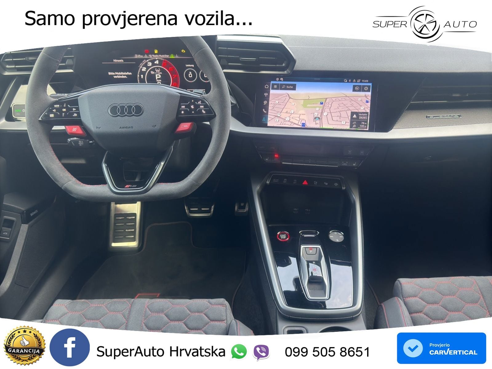 Audi RS3 Sedan 2.5 TFSI (400 KS) quattro S tronic LED+GR SJED+ACC