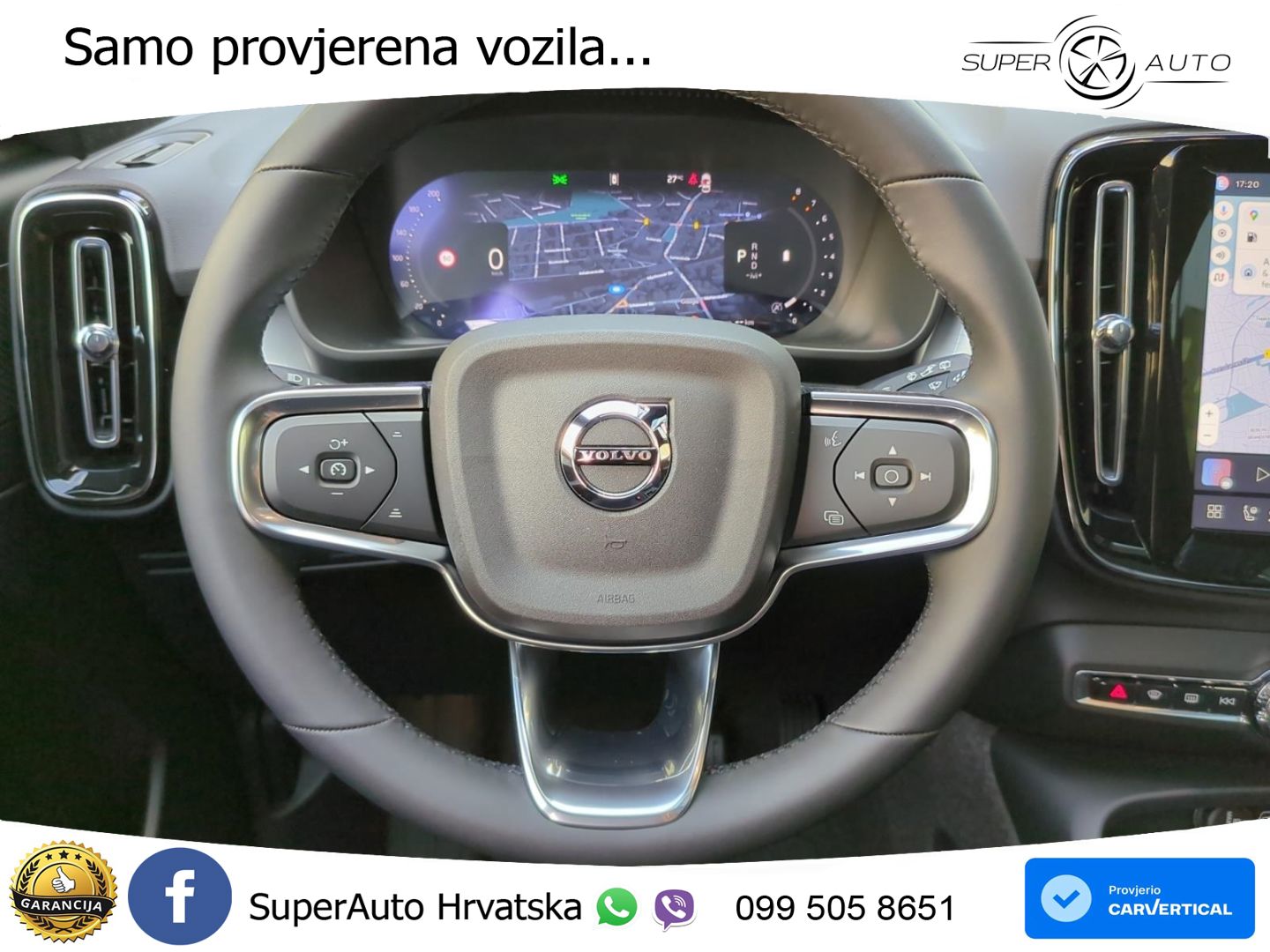 Volvo XC40 2.0 B3 163 KS Automatic ACC+GR SJED+360+PANO