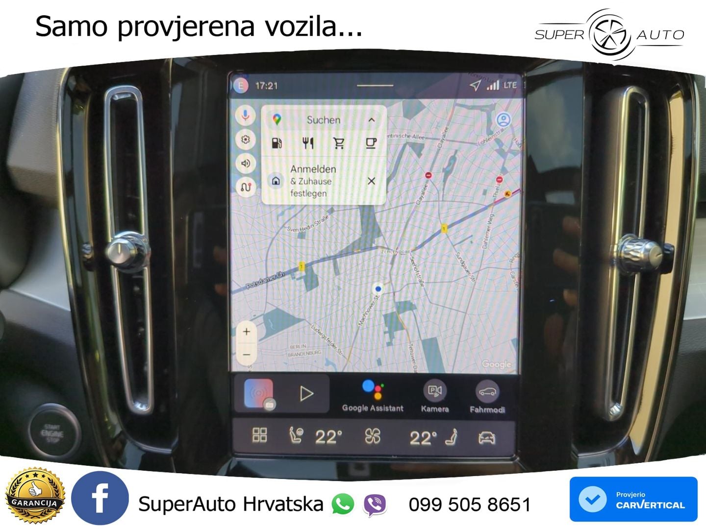 Volvo XC40 2.0 B3 163 KS Automatic ACC+GR SJED+360+PANO
