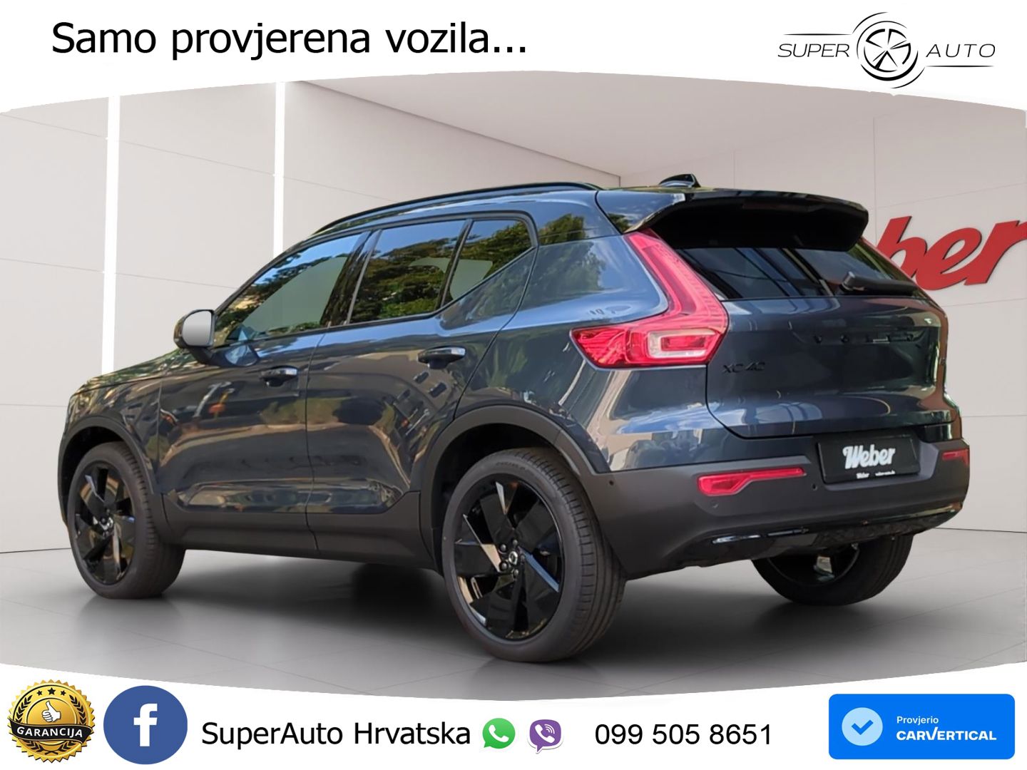 Volvo XC40 2.0 B3 163 KS Automatic ACC+GR SJED+360+PANO