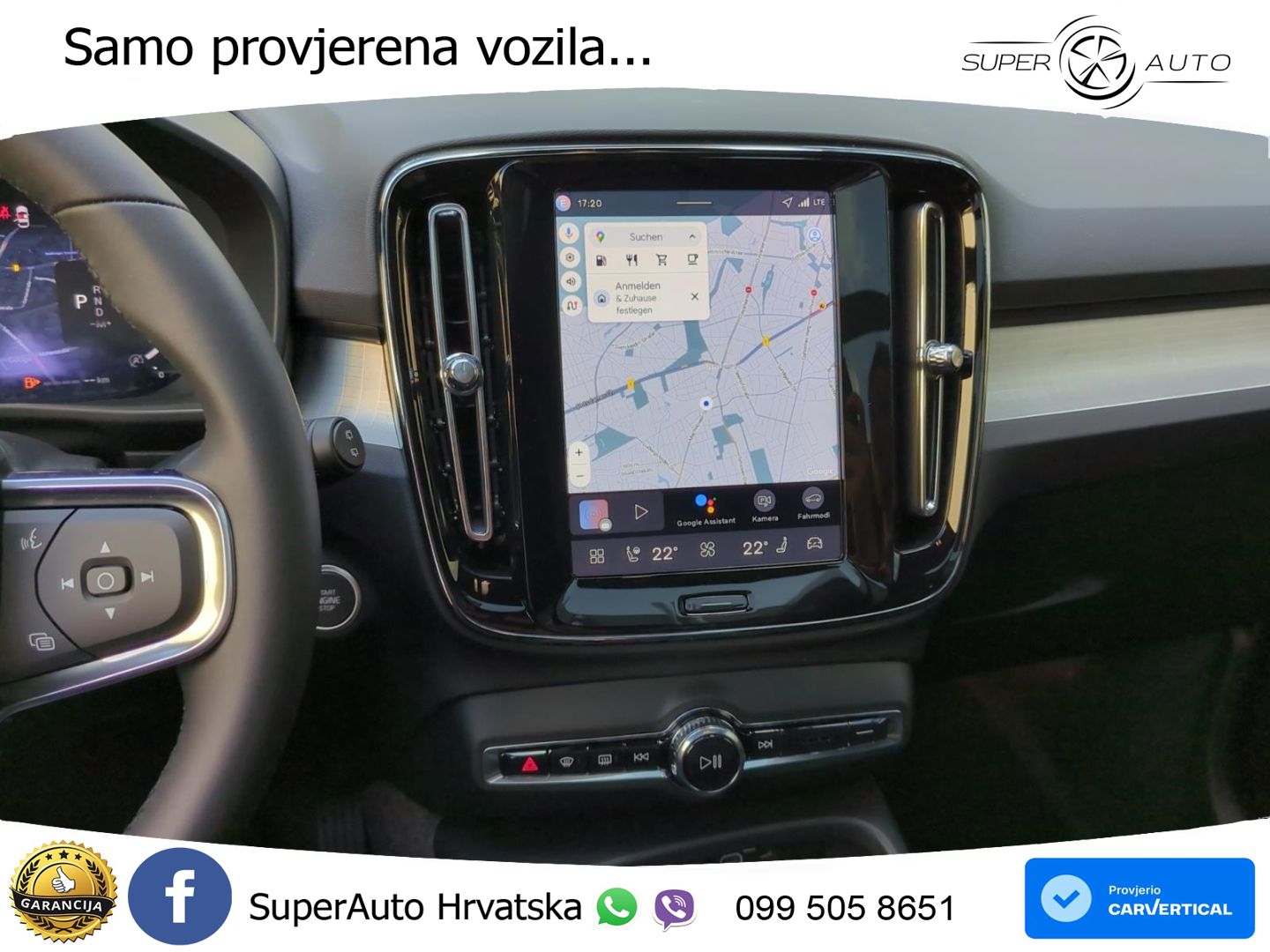 Volvo XC40 2.0 B3 163 KS Automatic ACC+GR SJED+360+PANO