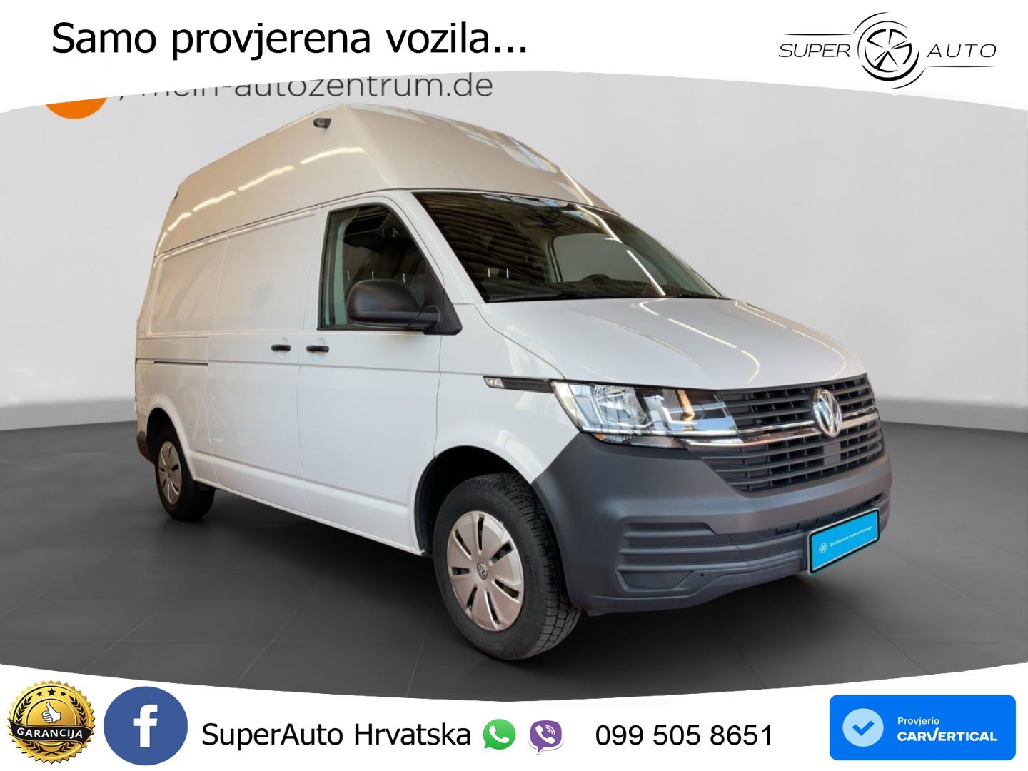 Volkswagen T6.1 Transporter Hochraum Kasten 2.0 TDI Klima R 110 KS