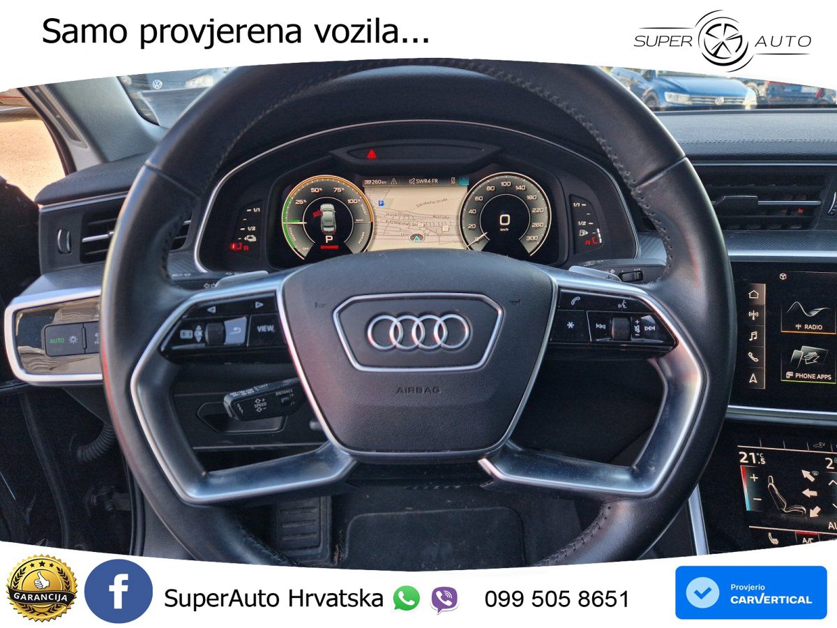 Audi A6 50 TFSIe (299 KS) quattro ultra S tronic MATRIX+GR SJED+KAM