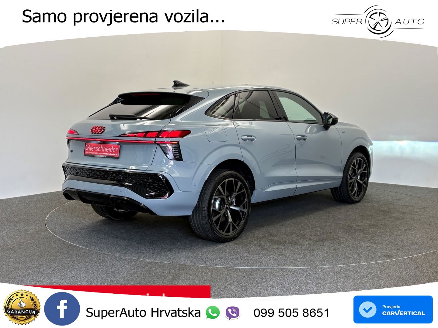 Audi Q3 Sportback 1.5 TFSIe (272 KS) S tronic LED+GR SJED+ACC