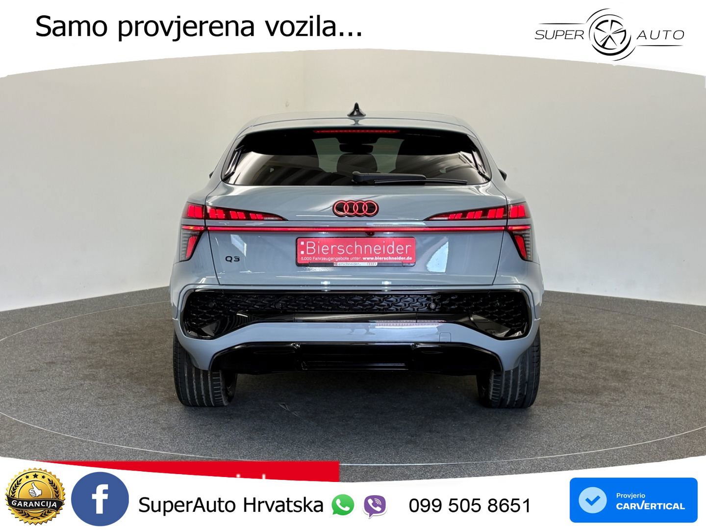 Audi Q3 Sportback 1.5 TFSIe (272 KS) S tronic LED+GR SJED+ACC