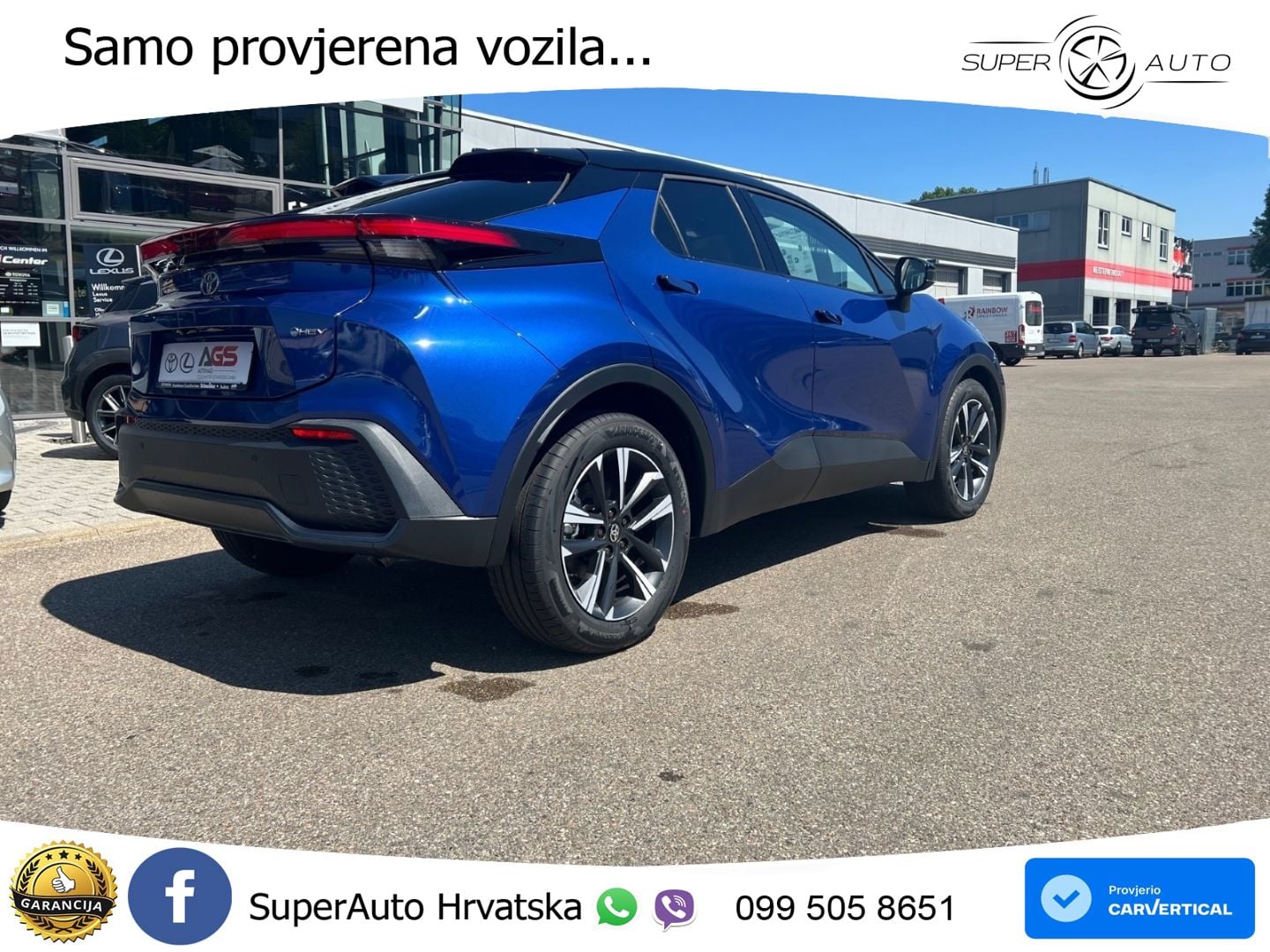 Toyota C-HR 1.8 (140 KS) Hybrid e-CVT Teamplayer LED+GR SJED+ACC
