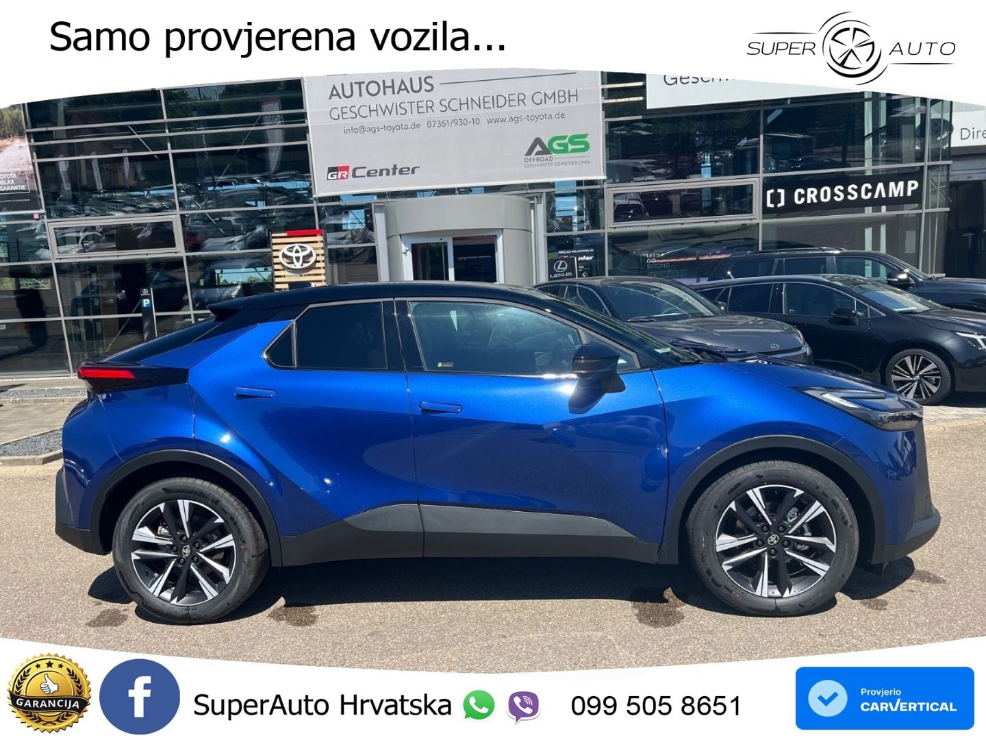 Toyota C-HR 1.8 (140 KS) Hybrid e-CVT Teamplayer LED+GR SJED+ACC