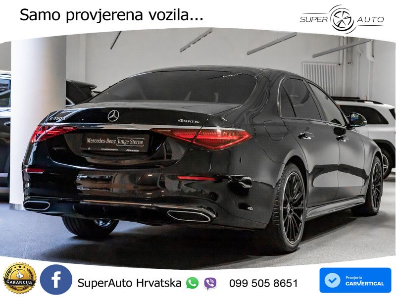 Mercedes S 450d (367 KS) EQ Boost 4MATIC 9G-TRONIC AMG ACC+HEAD+4xGR SJED+360+PANO
