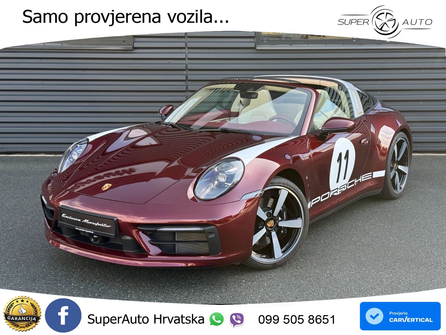 Porsche 911 Targa 4S 3.0 (450 KS) PDK LED+GR SJED+ACC