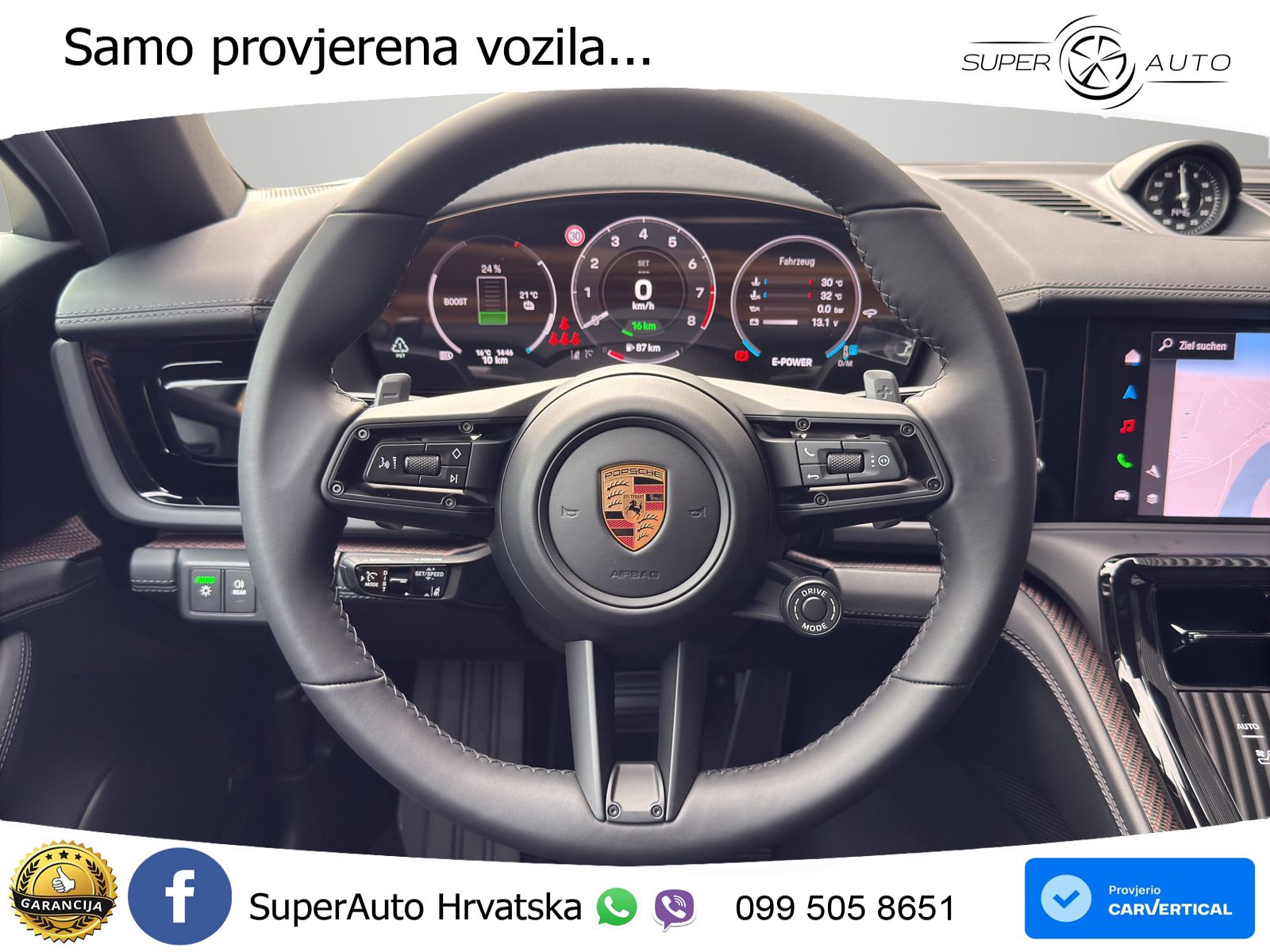 Porsche Panamera 4 2.9 V6 (470 KS) E-Hybrid PDK ACC+HEAD+4xGR SJED+360+PANO