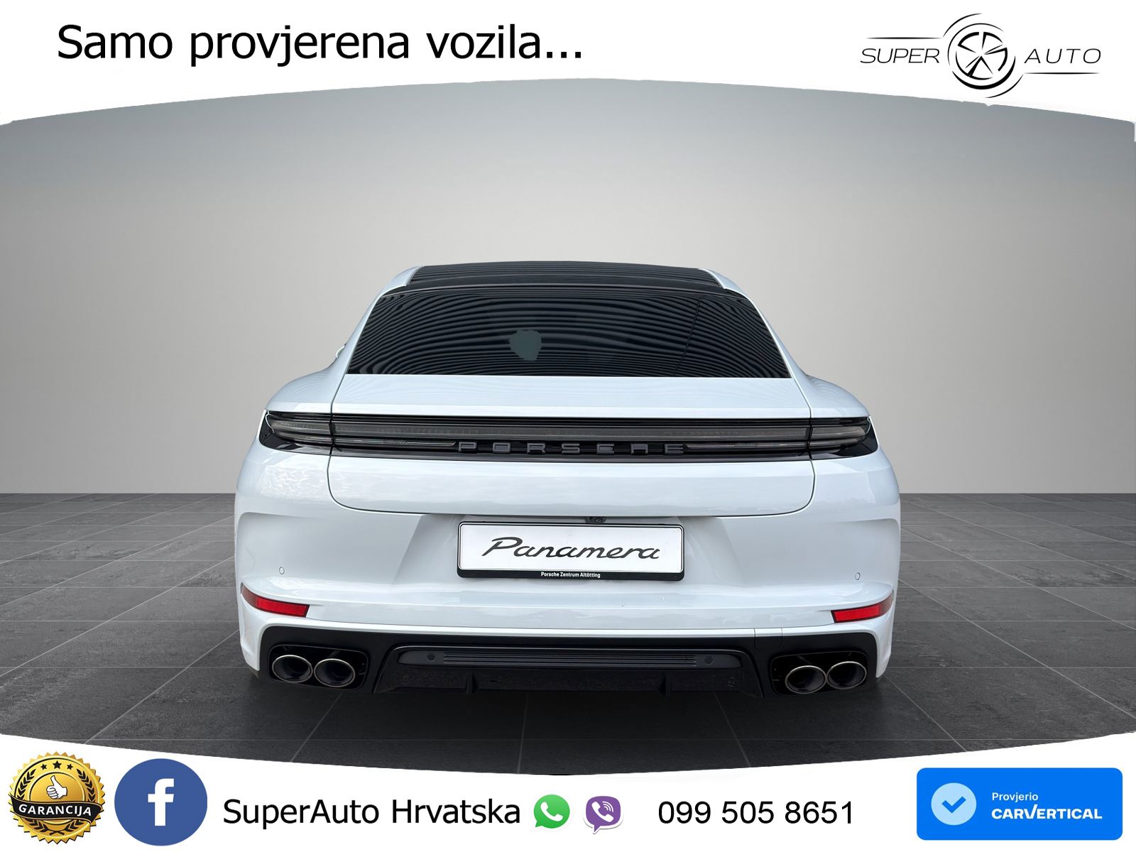 Porsche Panamera 4 2.9 V6 (470 KS) E-Hybrid PDK ACC+HEAD+4xGR SJED+360+PANO