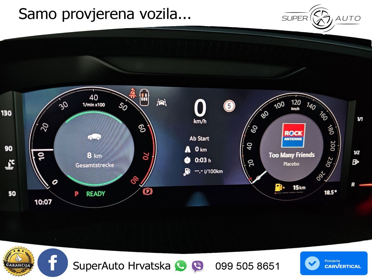 Škoda Octavia Combi 1.5 TSI (150 KS) DSG LED+GR SJED+ACC