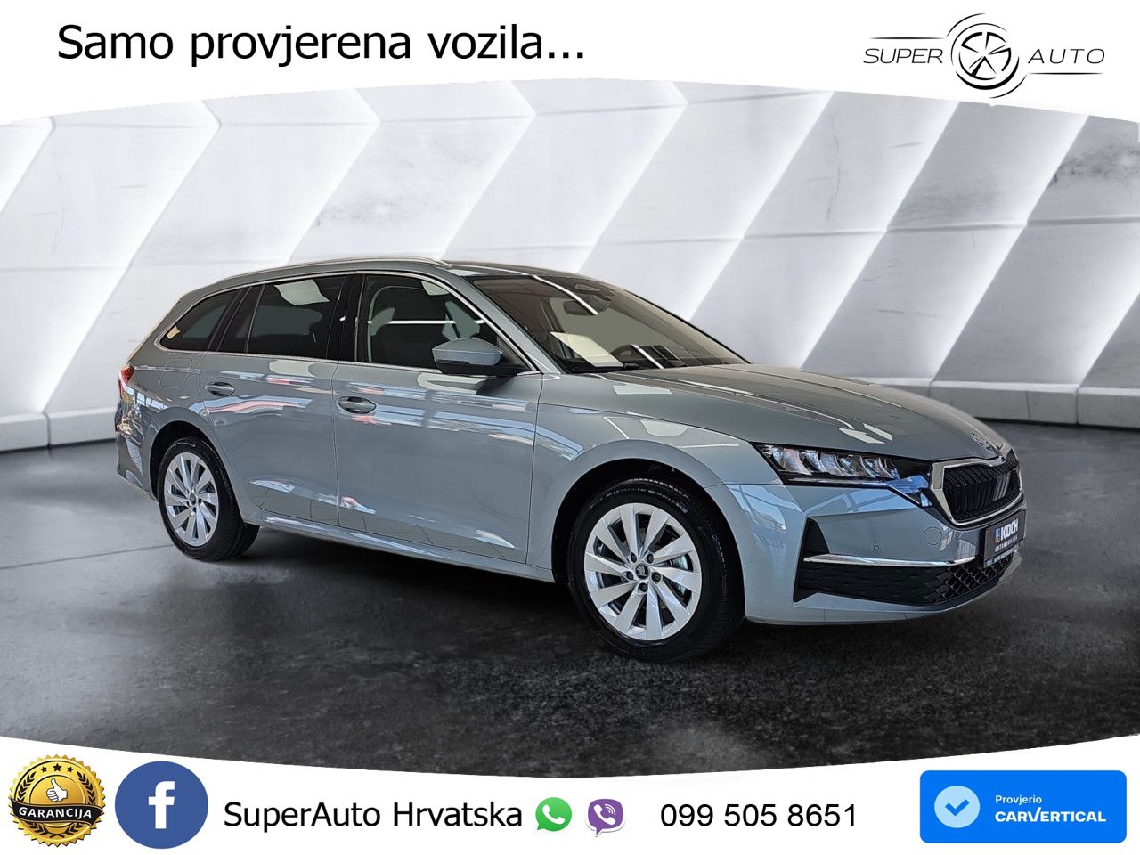 Škoda Octavia Combi 1.5 TSI (150 KS) DSG LED+GR SJED+ACC