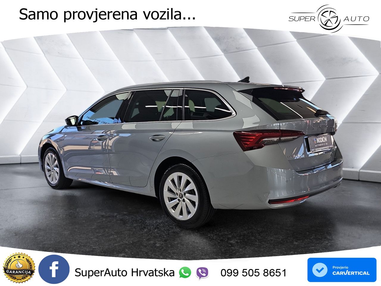 Škoda Octavia Combi 1.5 TSI (150 KS) DSG LED+GR SJED+ACC