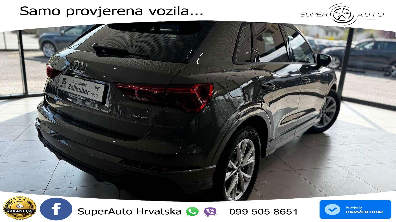 Audi Q3 45 TFSI (245 KS) quattro S tronic S line LED+GR SJED+ACC