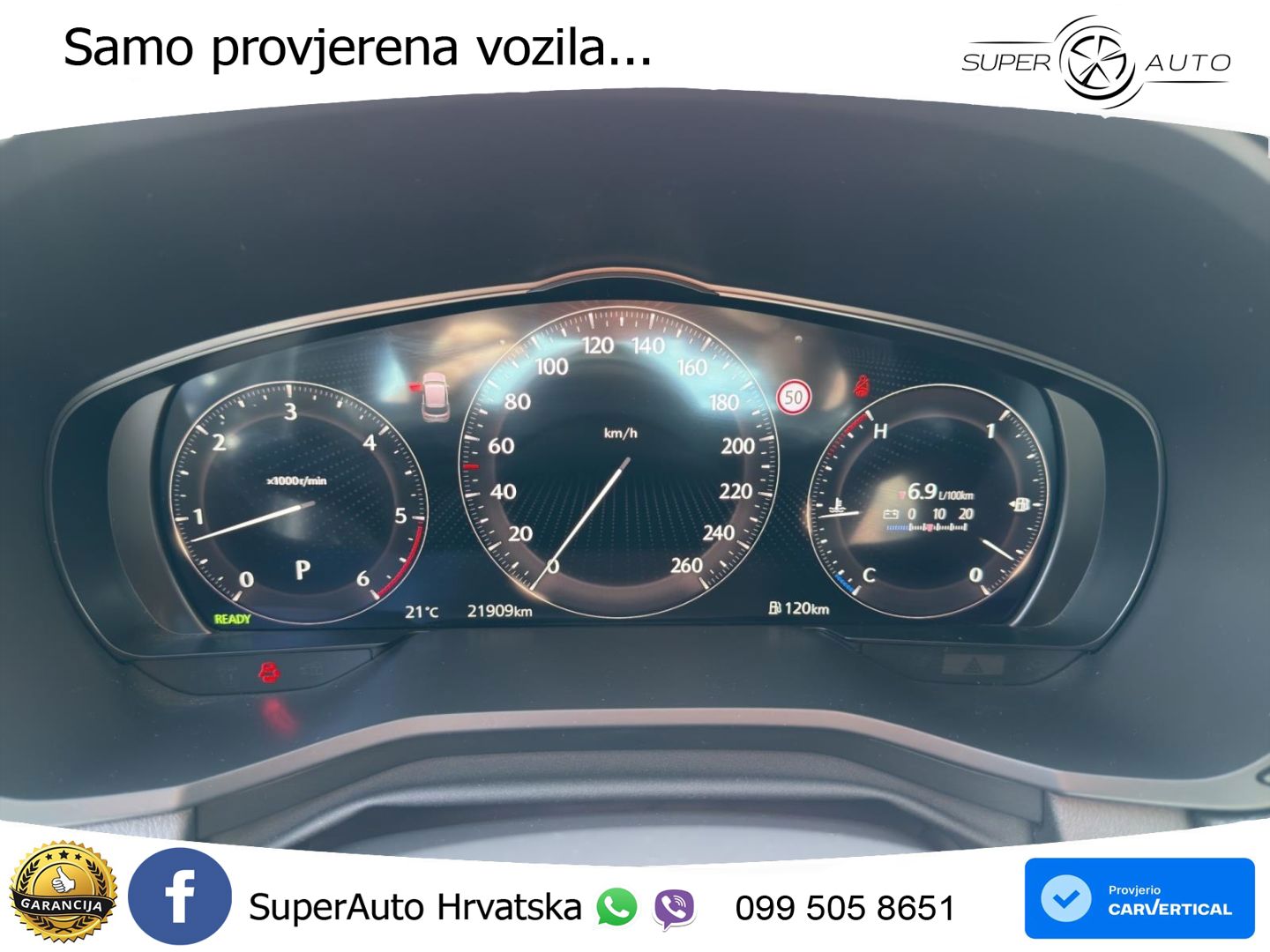 Mazda CX-60 3.3 e-Skyactiv D (254 KS) AWD Automatic LED+GR SJED+ACC