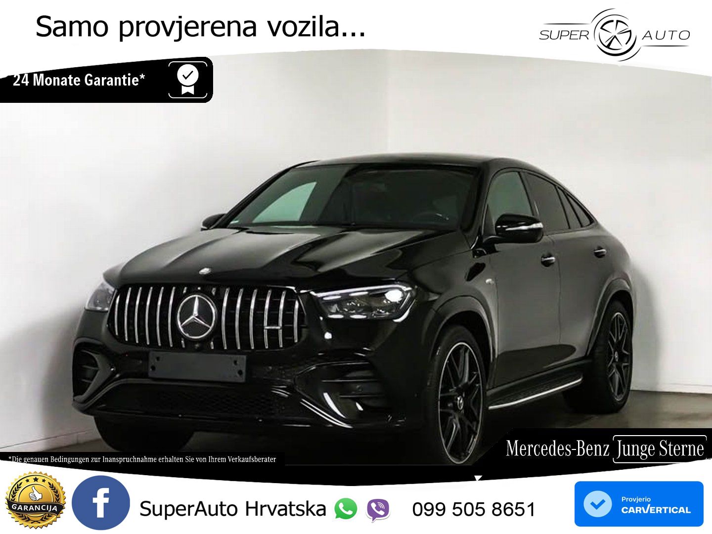 Mercedes AMG GLE Coupe 53 (435 KS) EQ Boost 4MATIC+ AMG SPEEDSHIFT TCT 9G ACC+HEAD+GR SJED+360+PANO