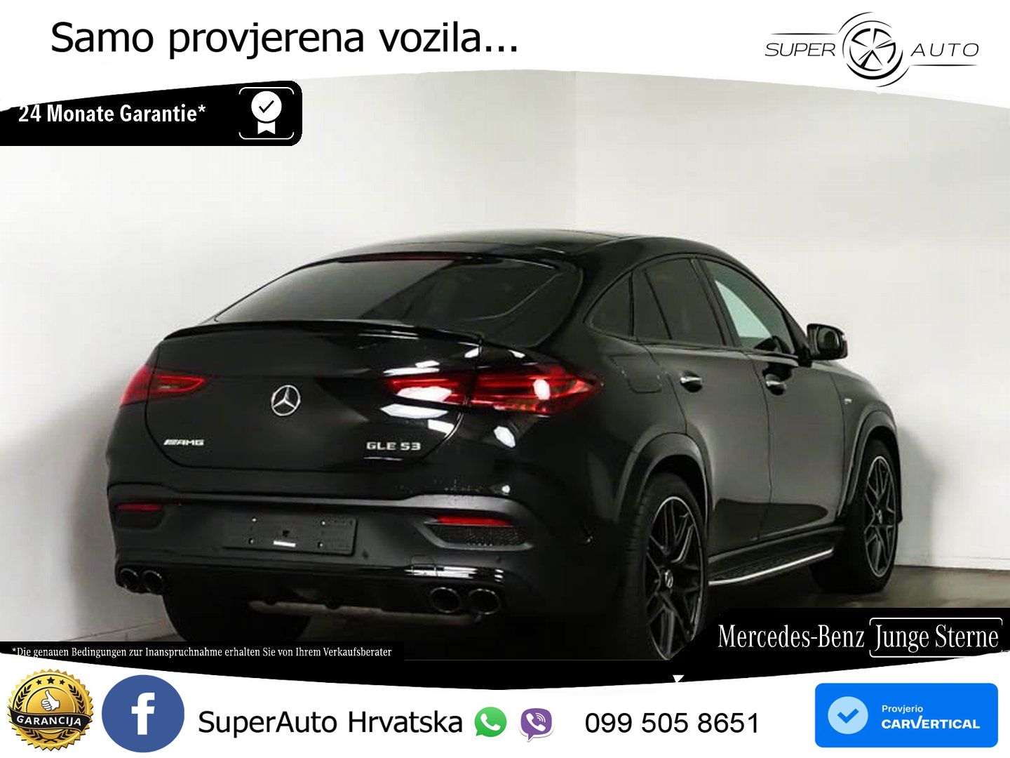 Mercedes AMG GLE Coupe 53 (435 KS) EQ Boost 4MATIC+ AMG SPEEDSHIFT TCT 9G ACC+HEAD+GR SJED+360+PANO