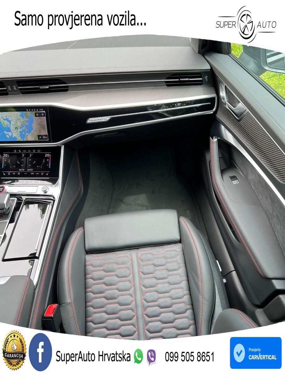Audi RS6 Avant 4.0 TFSI V8 performance (630 KS)  quattro tiptronic