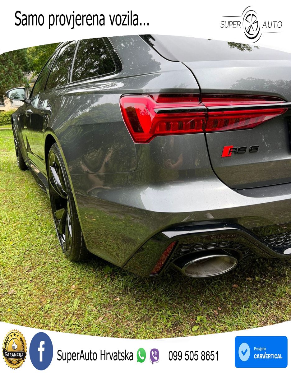 Audi RS6 Avant 4.0 TFSI V8 performance (630 KS)  quattro tiptronic