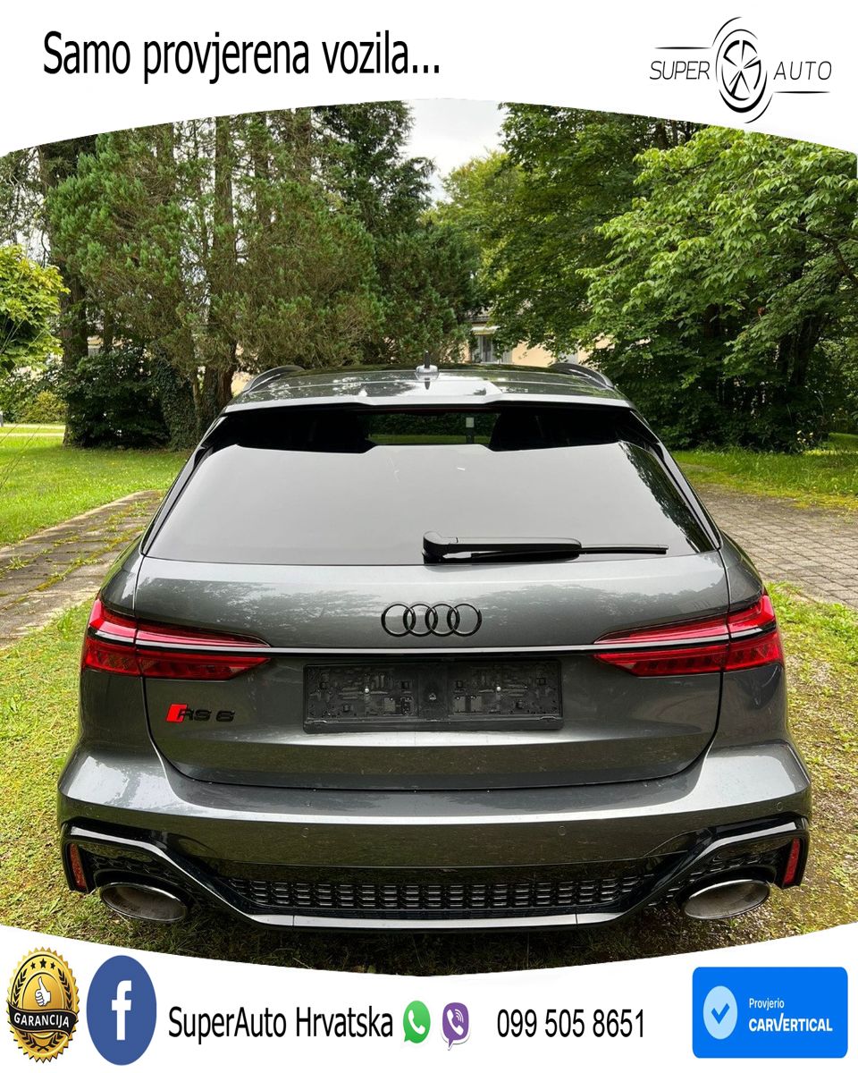 Audi RS6 Avant 4.0 TFSI V8 performance (630 KS)  quattro tiptronic
