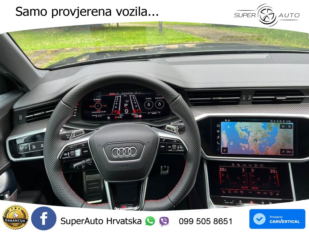 Audi RS6 Avant 4.0 TFSI V8 performance (630 KS)  quattro tiptronic