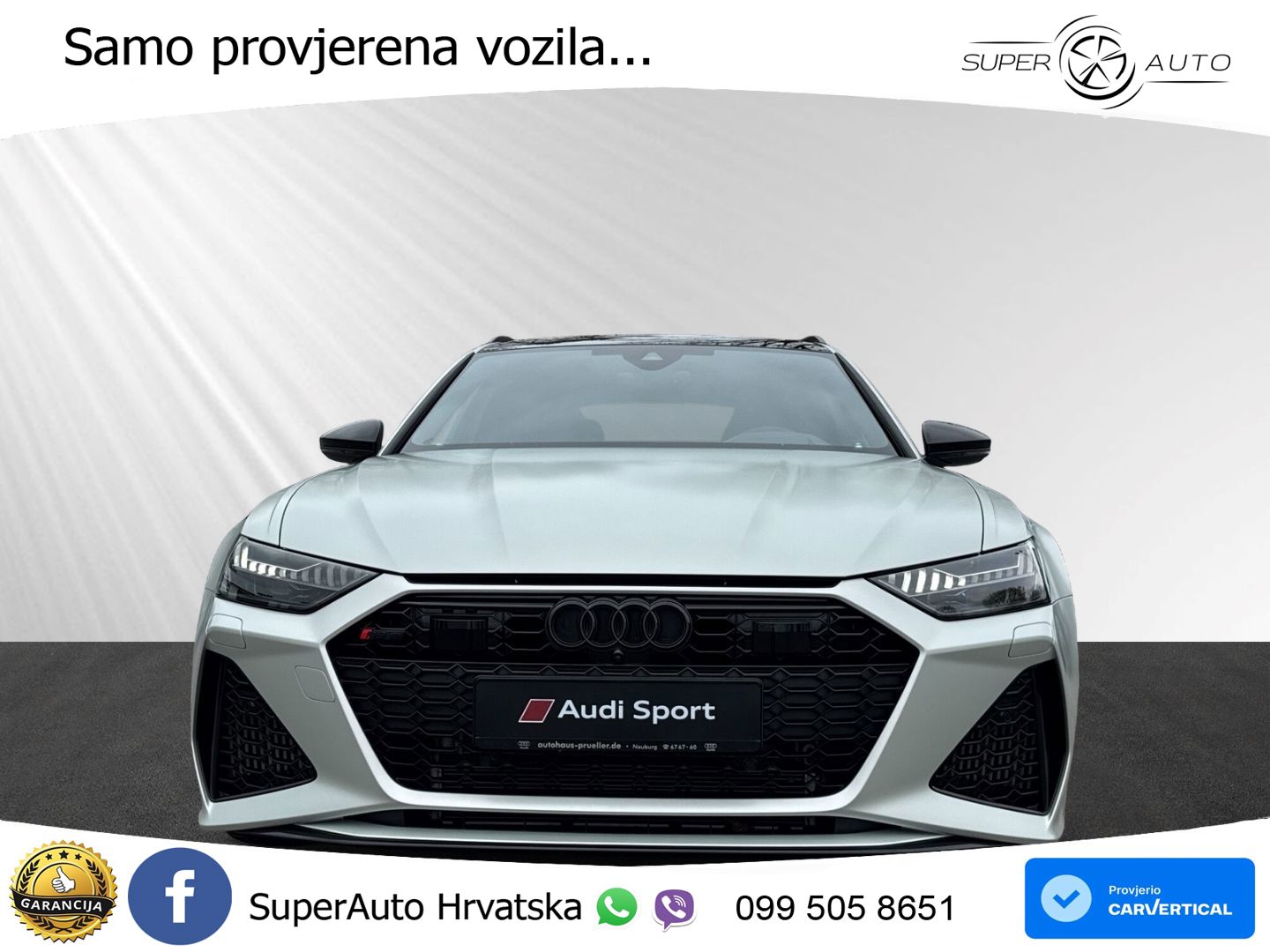Audi RS6 Avant 4.0 TFSI V8 performance (630 KS)  quattro tiptronic MATRIX+GR SJED+KAM