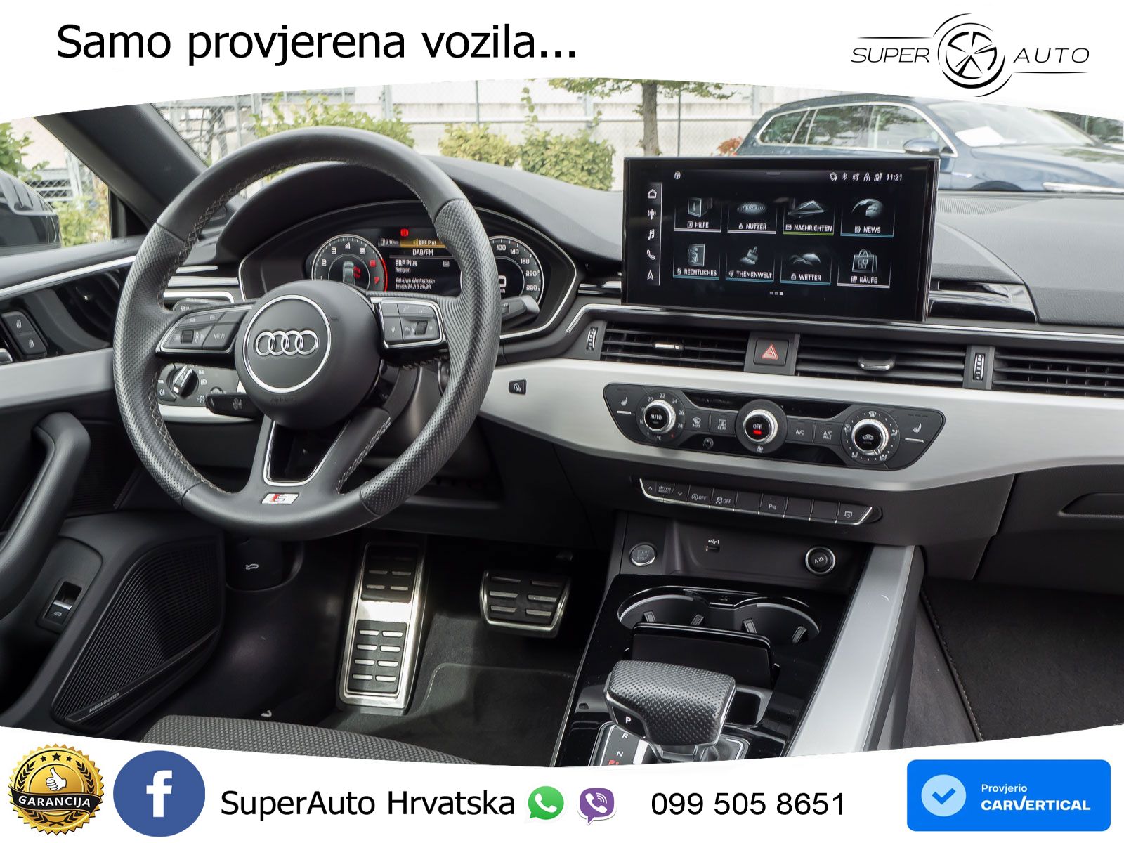 Audi A5 Sportback  40 TFSI (204 KS) S tronic S line MATRIX+GR SJED+KAM