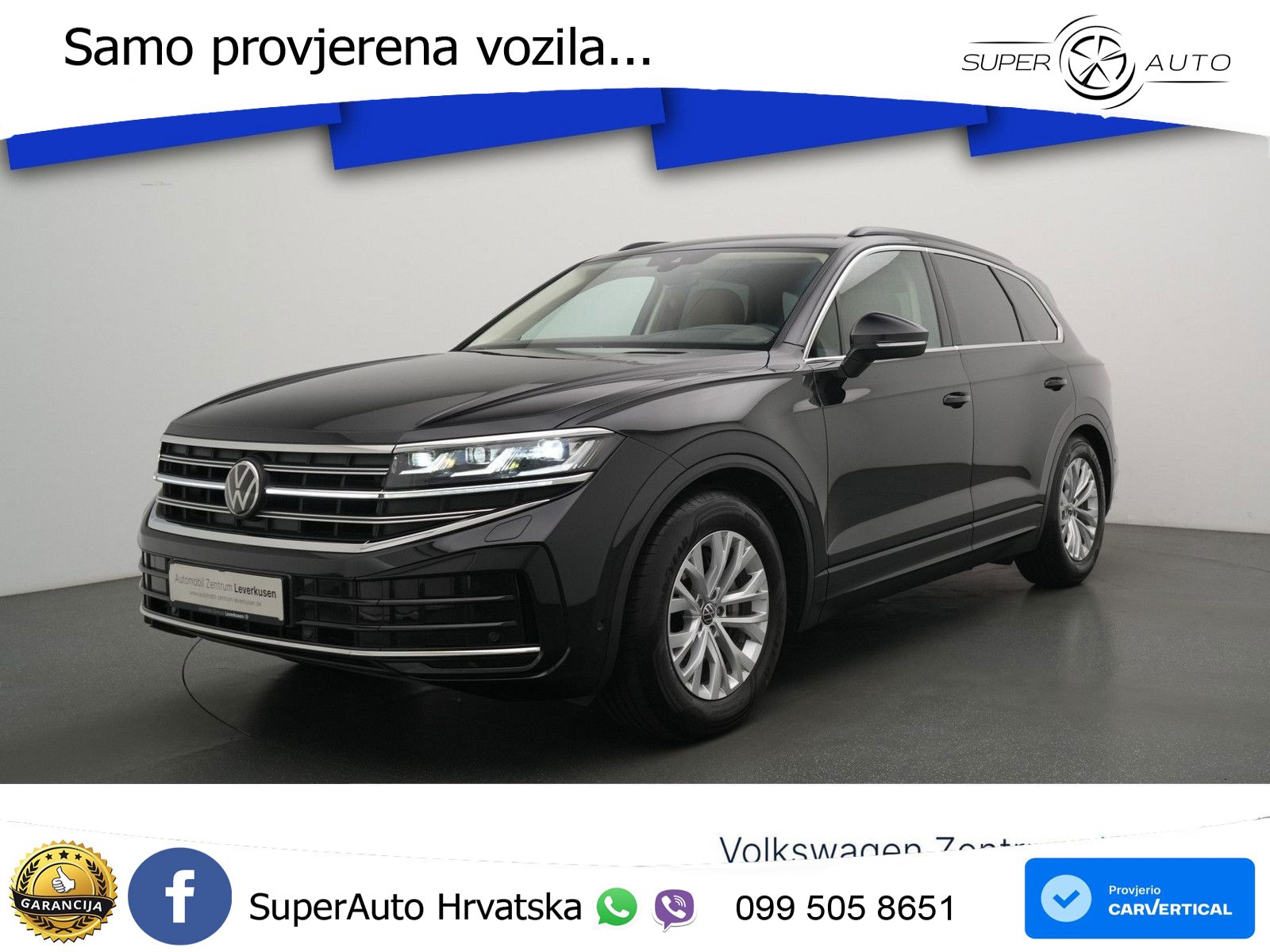 Volkswagen Touareg 3.0 V6 TDI (286 KS) 4MOTION Tiptronic ZRAČNI+ACC+4xGR SJED+KAM