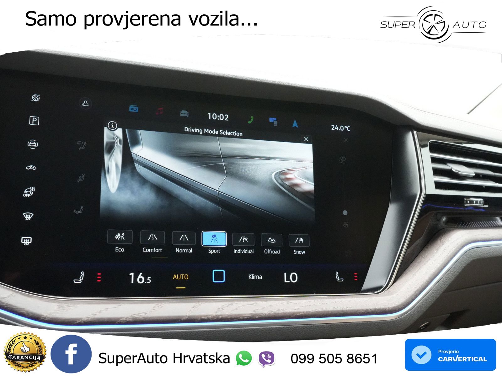 Volkswagen Touareg 3.0 V6 TDI (286 KS) 4MOTION Tiptronic ZRAČNI+ACC+4xGR SJED+KAM