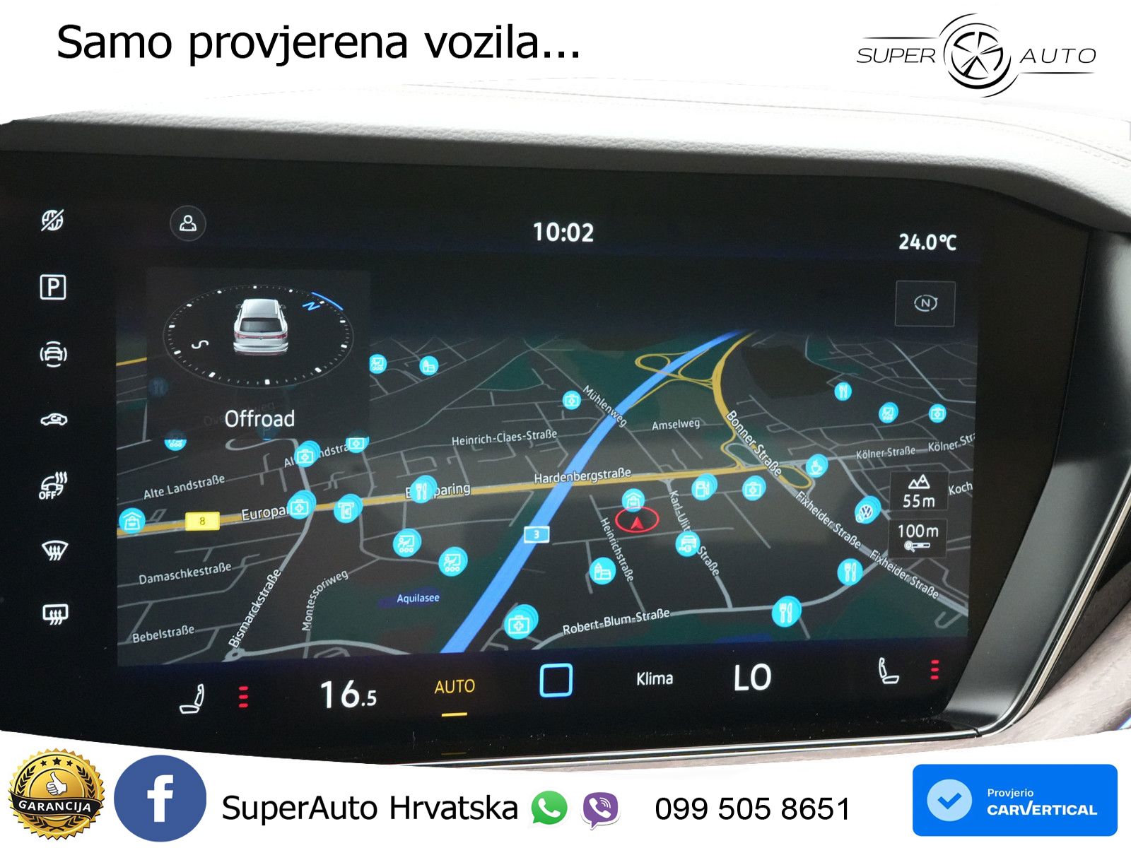 Volkswagen Touareg 3.0 V6 TDI (286 KS) 4MOTION Tiptronic ZRAČNI+ACC+4xGR SJED+KAM